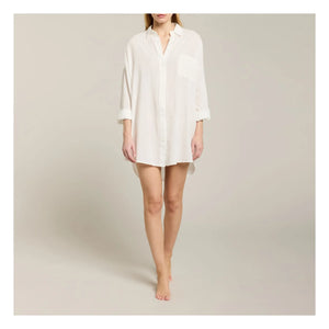 Maison Saint Julien - Port Miou Pamuk voile elbise | Beyaz