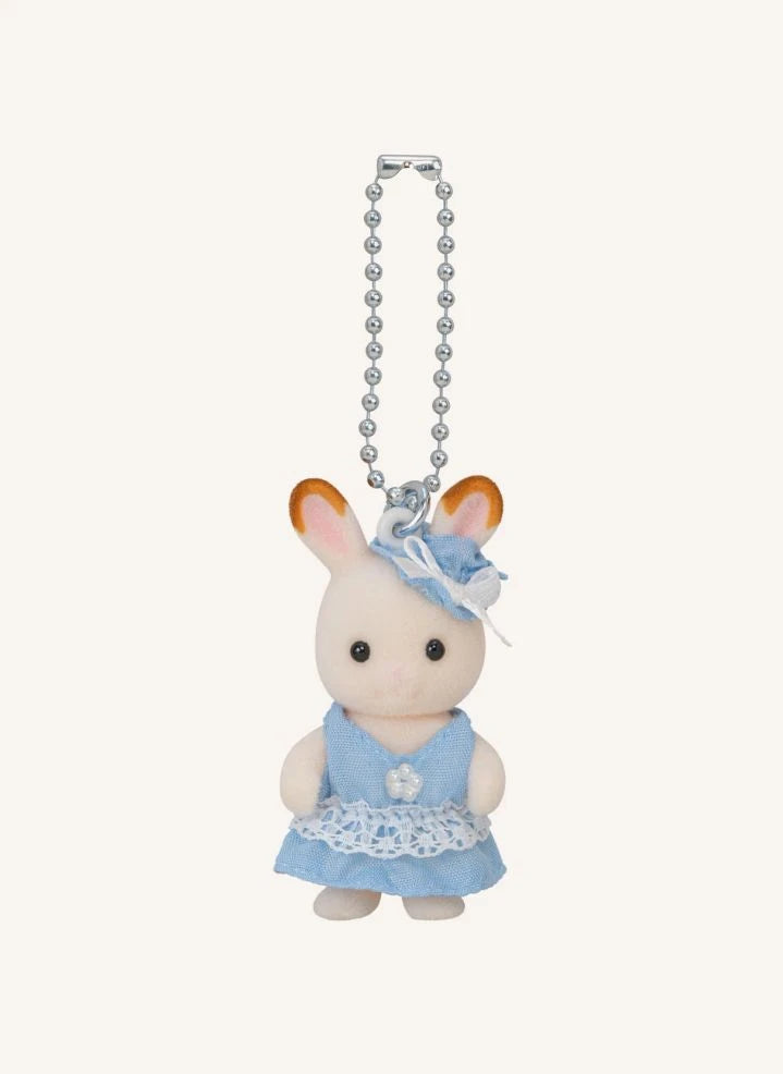 Sylvanian Families - Schokoladen Babykaninchen Schlüsselanhänger - Blau