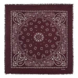 Kujten - Hachiko Kaschmir-Bandana | Bordeaux