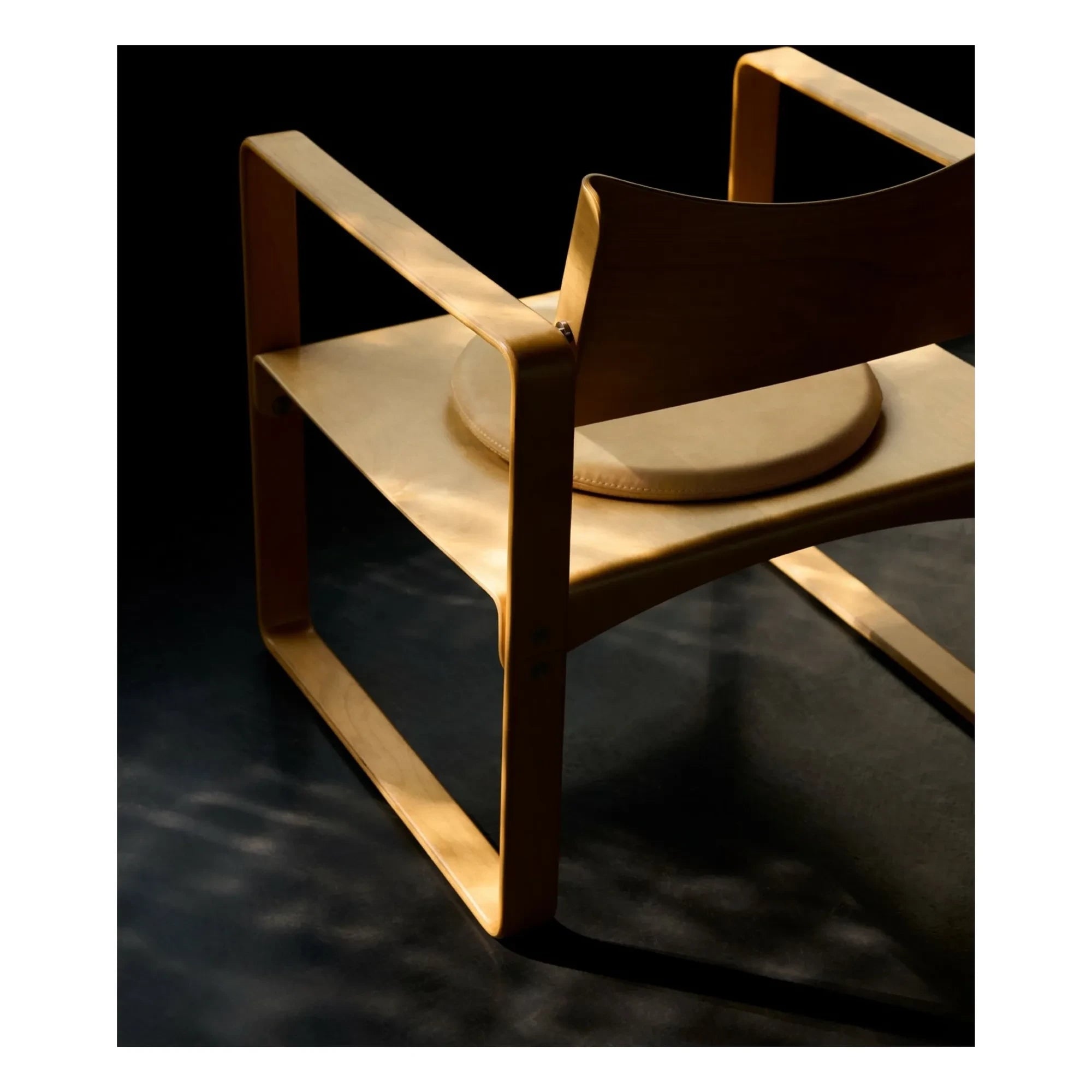 Verpan - Serie 270 F Ledersitzkissen | Honey