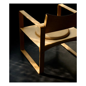 Verpan - Serie 270 F Ledersitzkissen | Honey