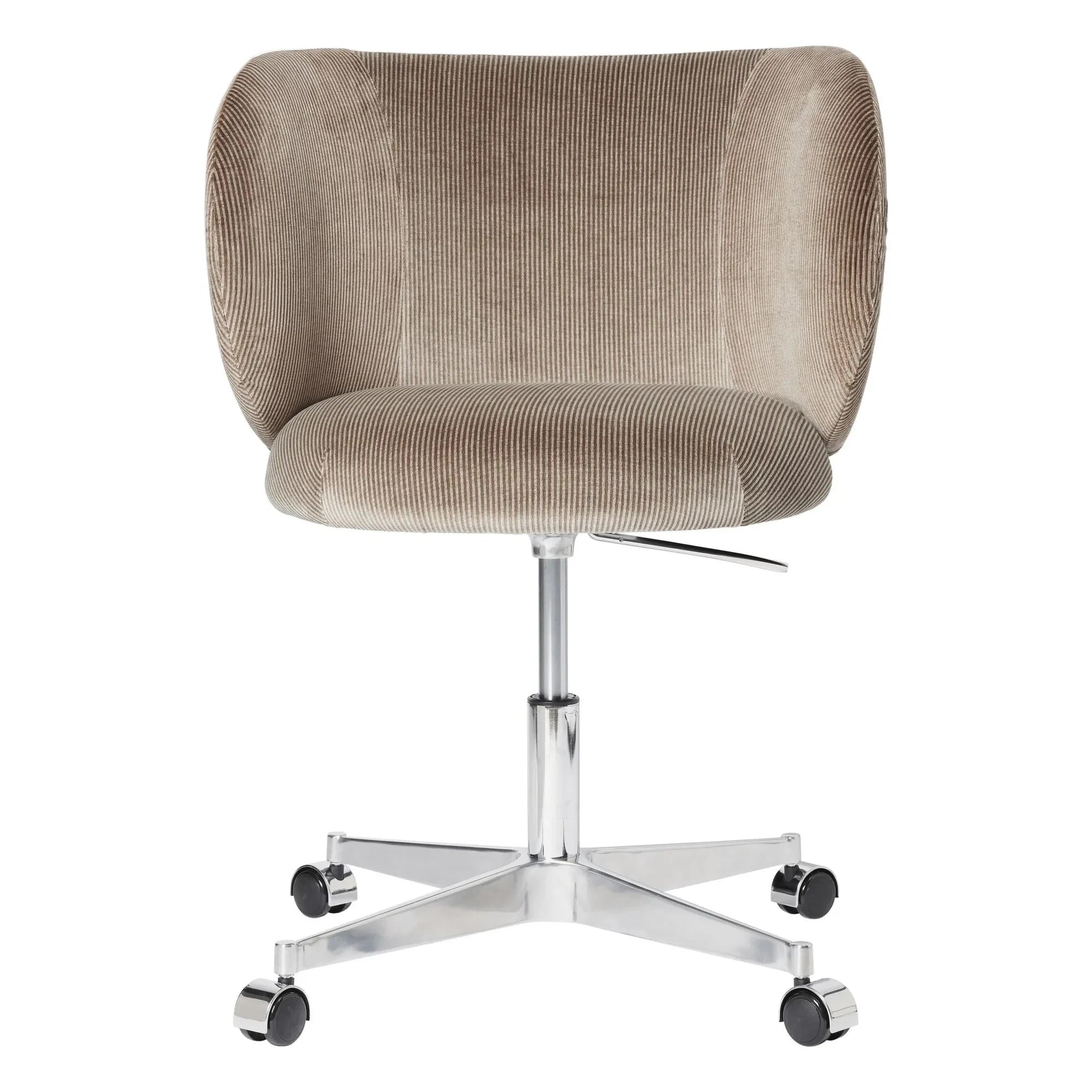 Ferm Living - Rico Samt-Bürostuhl | Grau