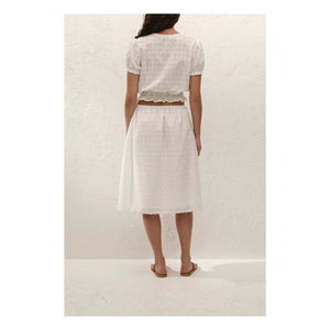 Faithfull the Brand – Santana Baumwoll-Top | Weiß