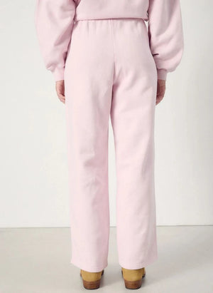 American Vintage - Plizzy Baumwoll Jogginghose | Puderrosa