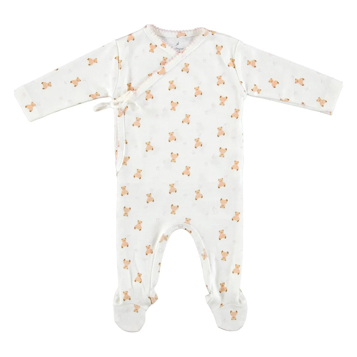Bebe Organic - Teddy-Schlafanzug aus Bio-Baumwolle | Rosa