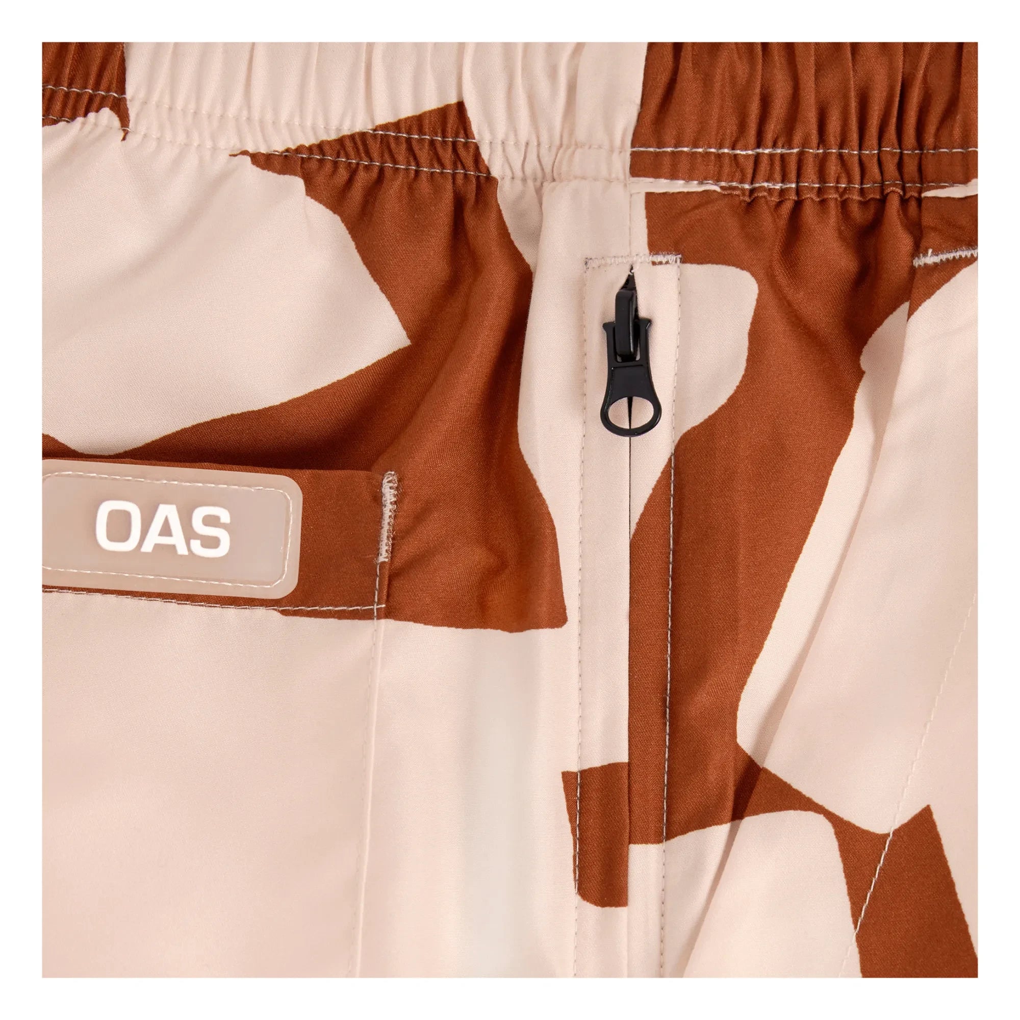 OAS - Russet Puzzlotec Badeshorts | Terrakotta