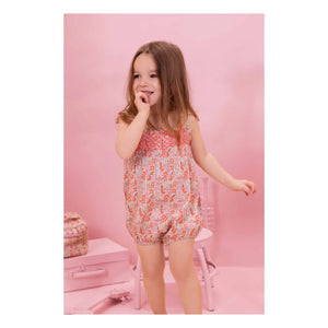 Bonton - Calina Fleurie Overall | Rosa
