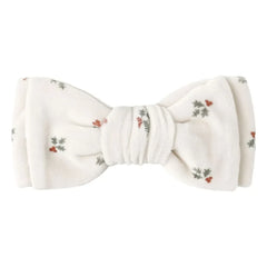 Quincy Mae - Holly Berry Schleifen-Haarband | Ecru