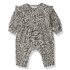 1+ in the family - Messina Leopar Polar Tulum | Toprak kahverengi