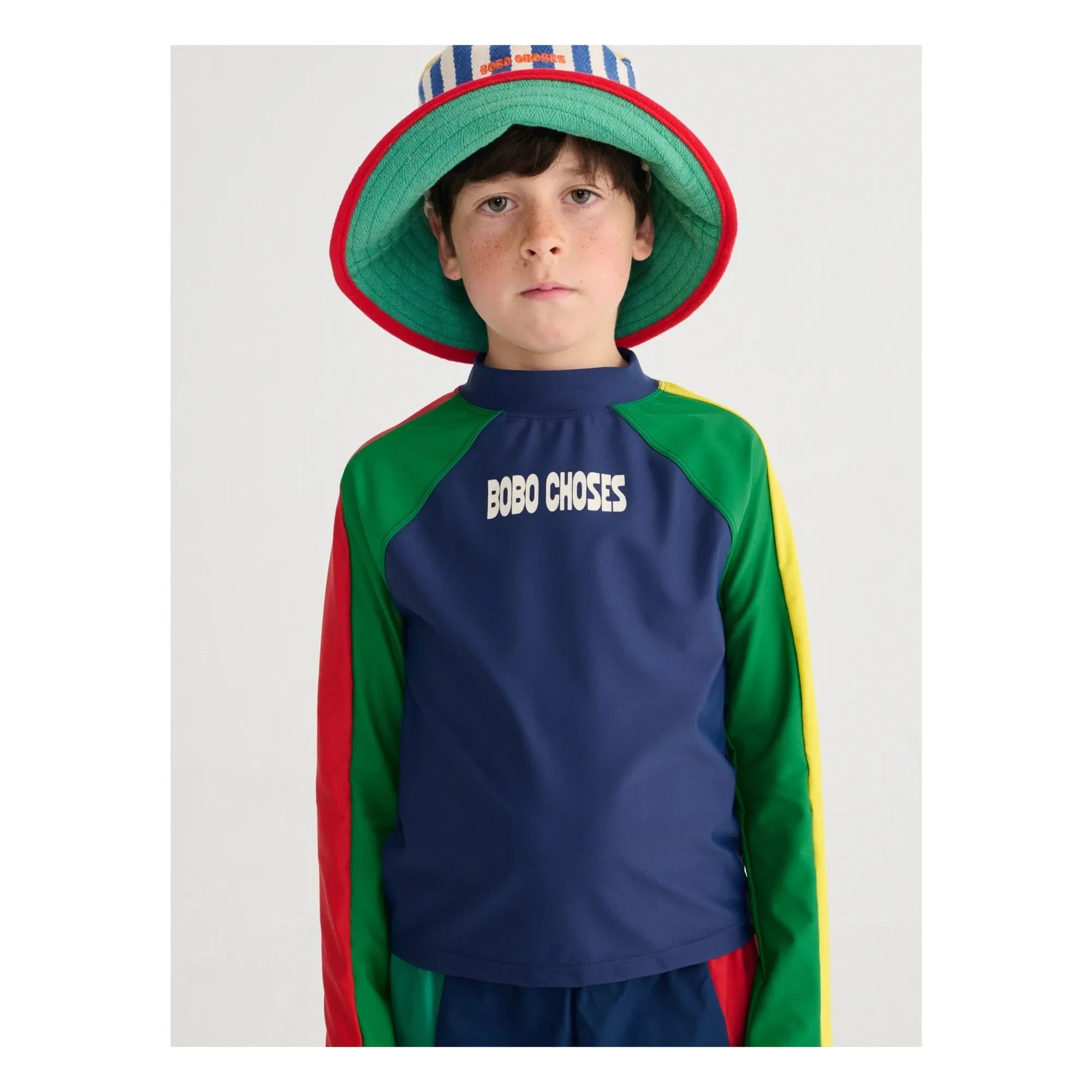 Bobo Choses - Bobo Choses Badeshirt aus recycelter Faser mit UV-Schutz | Marineblau