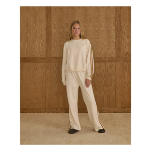 Rylee + Cru - Jogger mit Streifendetail | Ecru