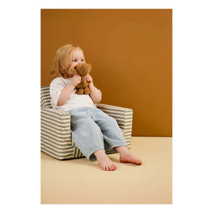 Kid's Concept - Gestreifter Kaminsessel | Sand