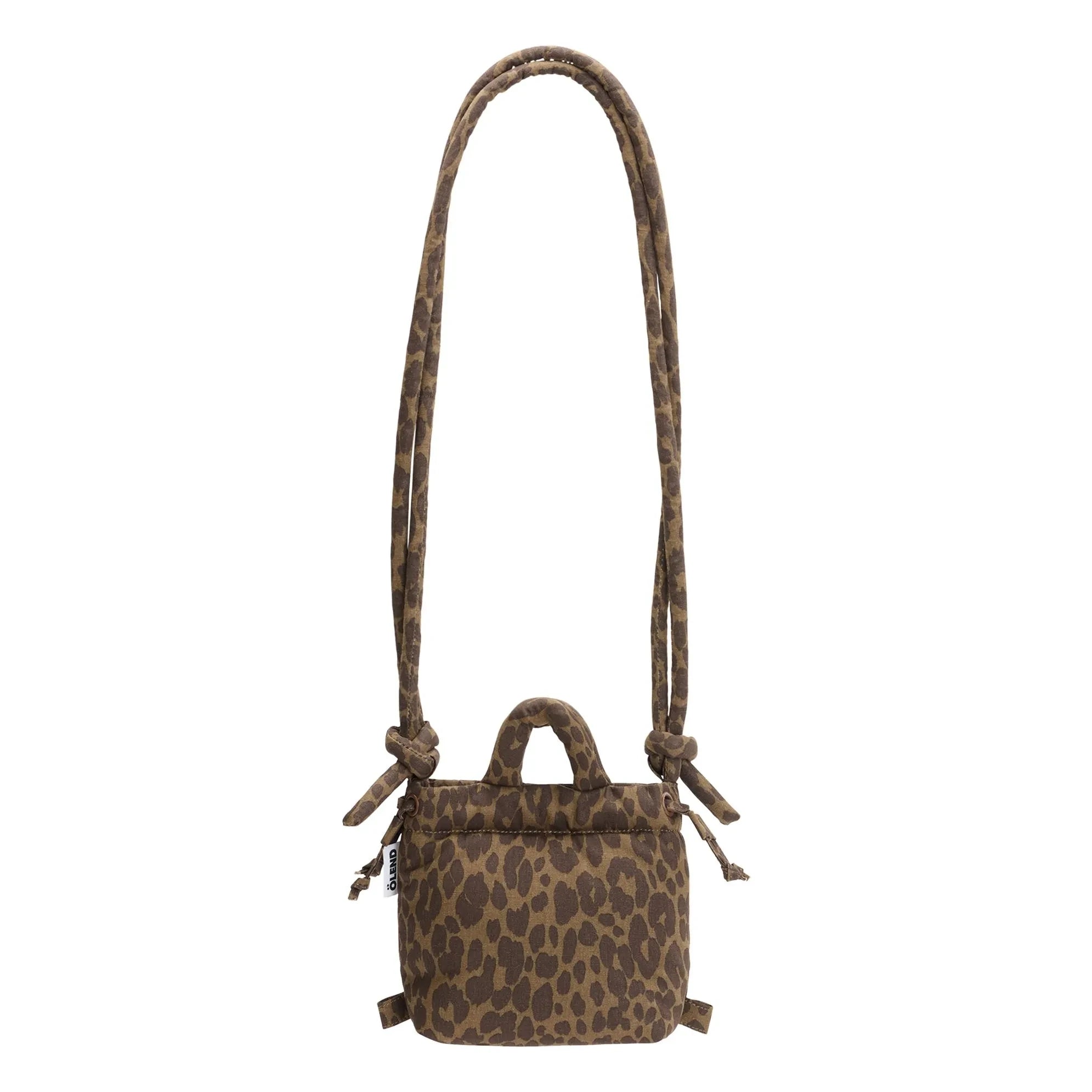 Olend - Micro Ona Weiche Leoparden-Tasche | Braun