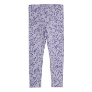 Mini Rodini - Bio-Baumwoll Leggings mit Leopardenmuster | Mauve