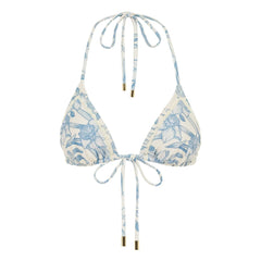 Peony - Narzisse Jersey-Oberteil Recycelte Fasern | Blau