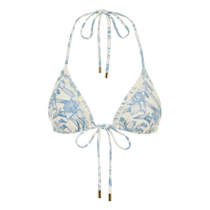 Peony - Narzisse Jersey-Oberteil Recycelte Fasern | Blau