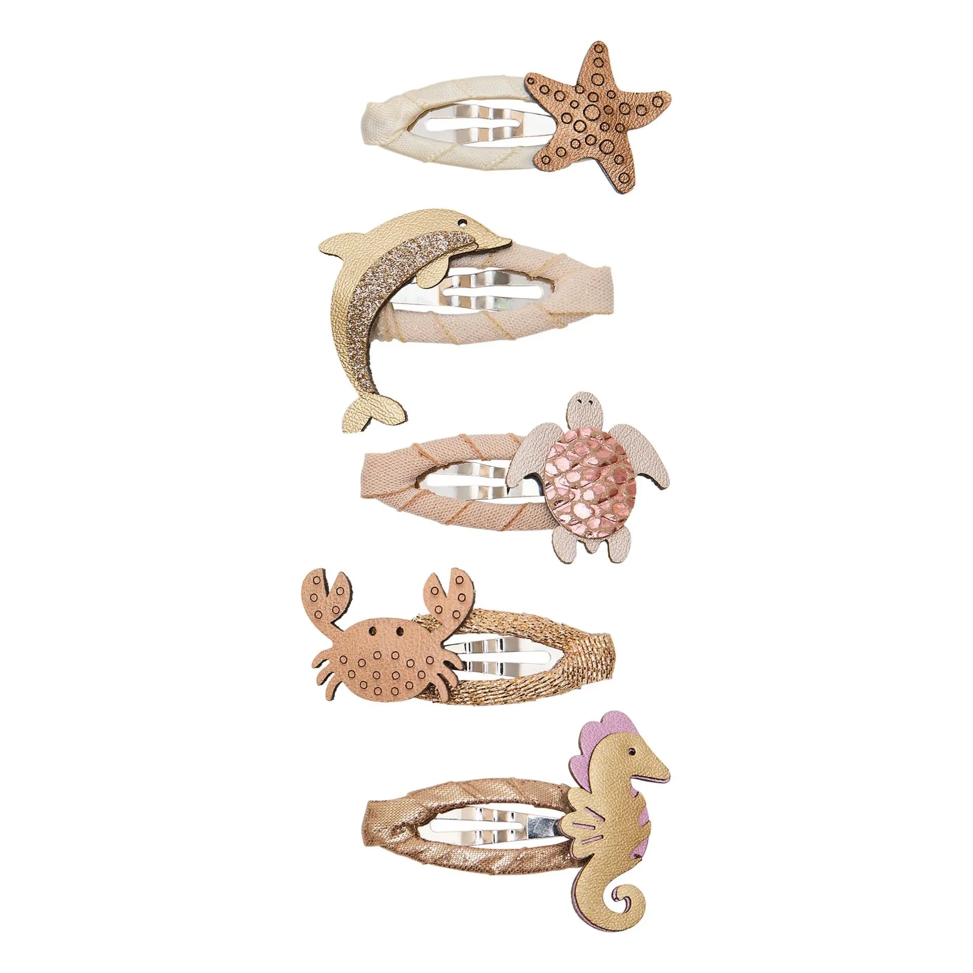 Mimi & Lula - 5er Set Ocean Mini Haarspangen | Gold