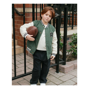 Rylee + Cru - Grüne Collegejacke