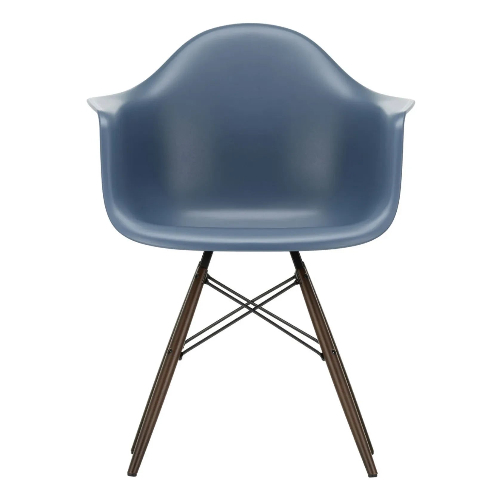 Vitra - DAW Stuhl - Ahornuntergestell - Charles & Ray Eames | Marineblau
