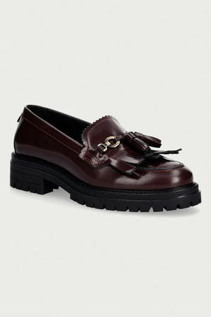 Barbour Damen Leder Loafer Ava