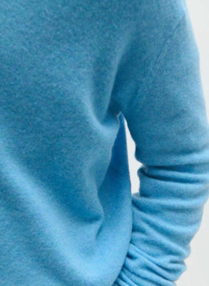American Vintage - Raxow Wolle Pullover | Gepunktetes Blau