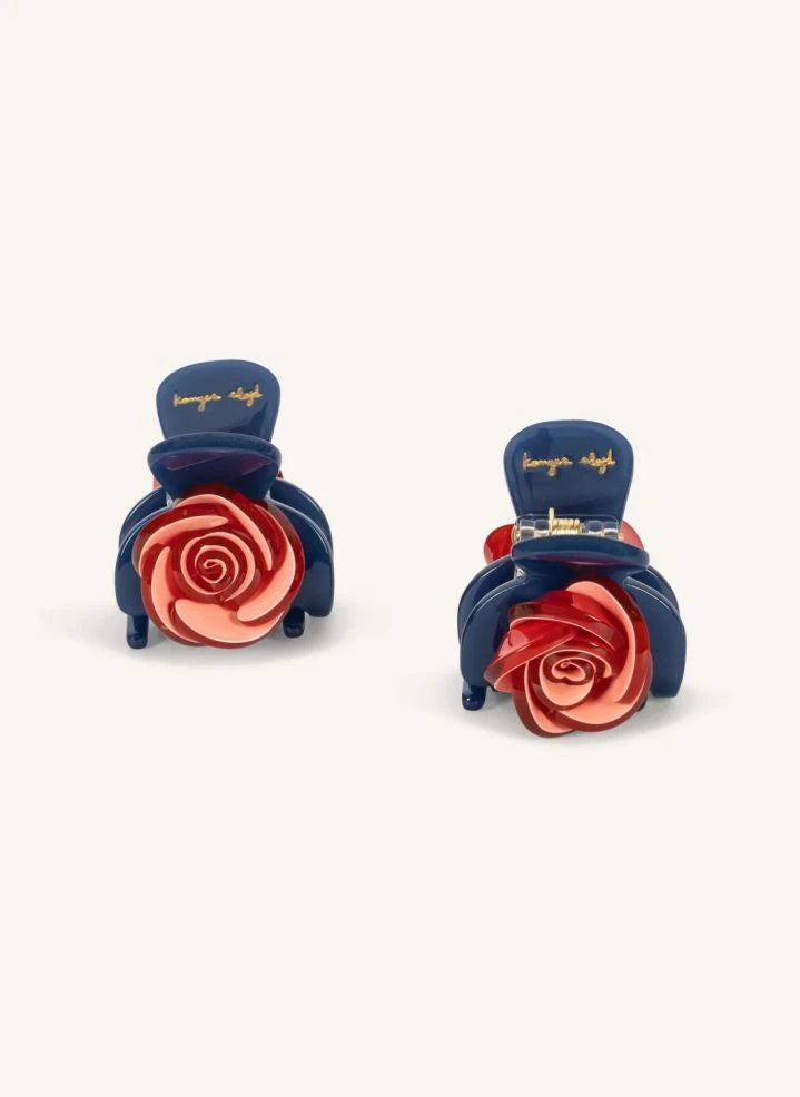 Konges Sløjd - 2er-Set rosa Haarspangen | Blau