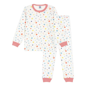 Petit Bateau - Pyjama Stars | Beyaz