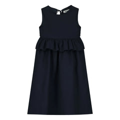 Tangerine - Gerüschtes Midikleid | Dunkelblau