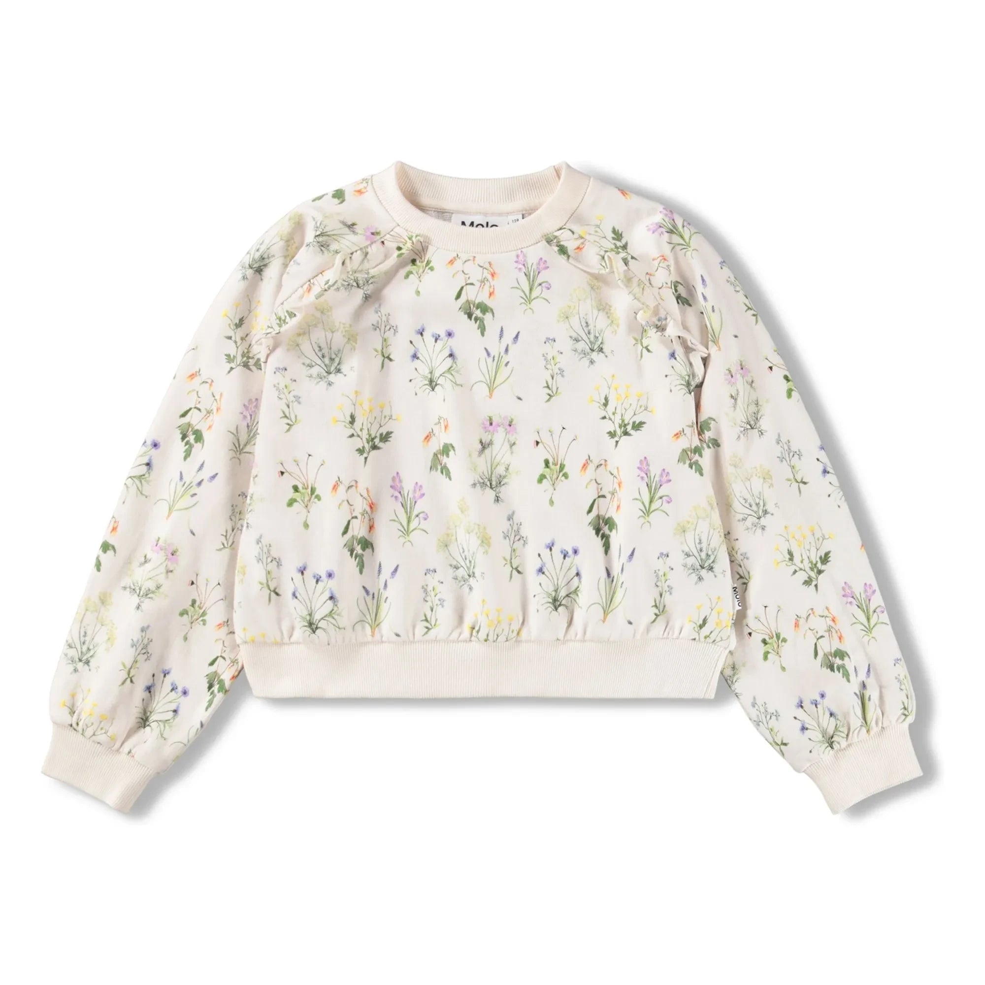 Molo - Mabel Fleuri Sweatshirt aus Bio-Baumwolle | Ecru