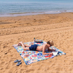 Legami - Reiseaufkleber Maxi Strandtuch