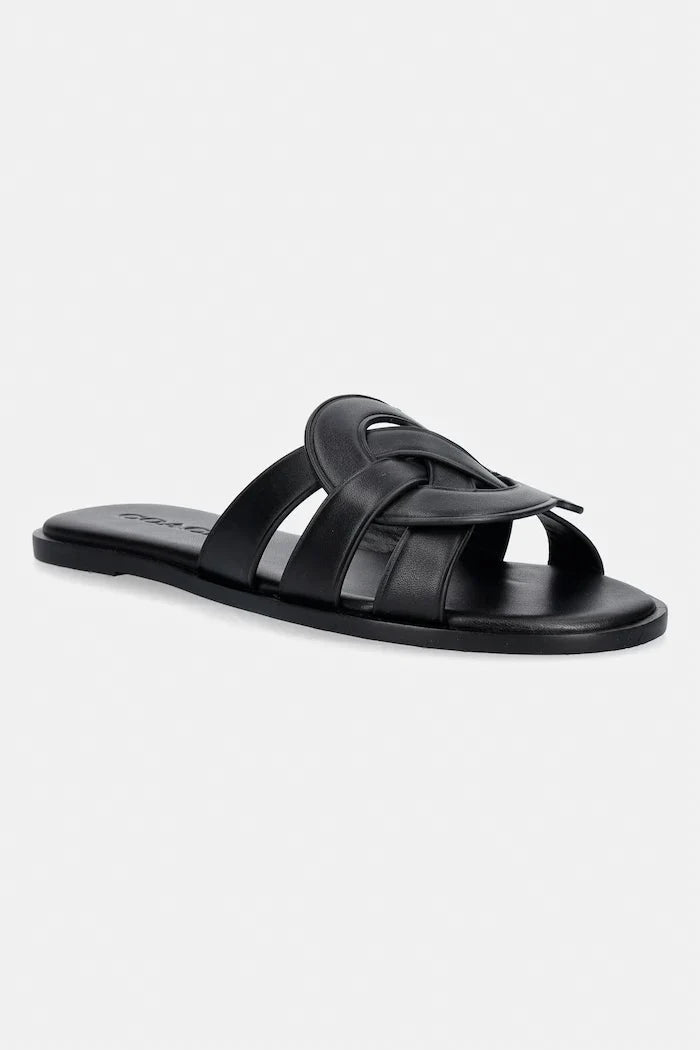 Coach Kadın Deri Lena Leather Slide Sandal