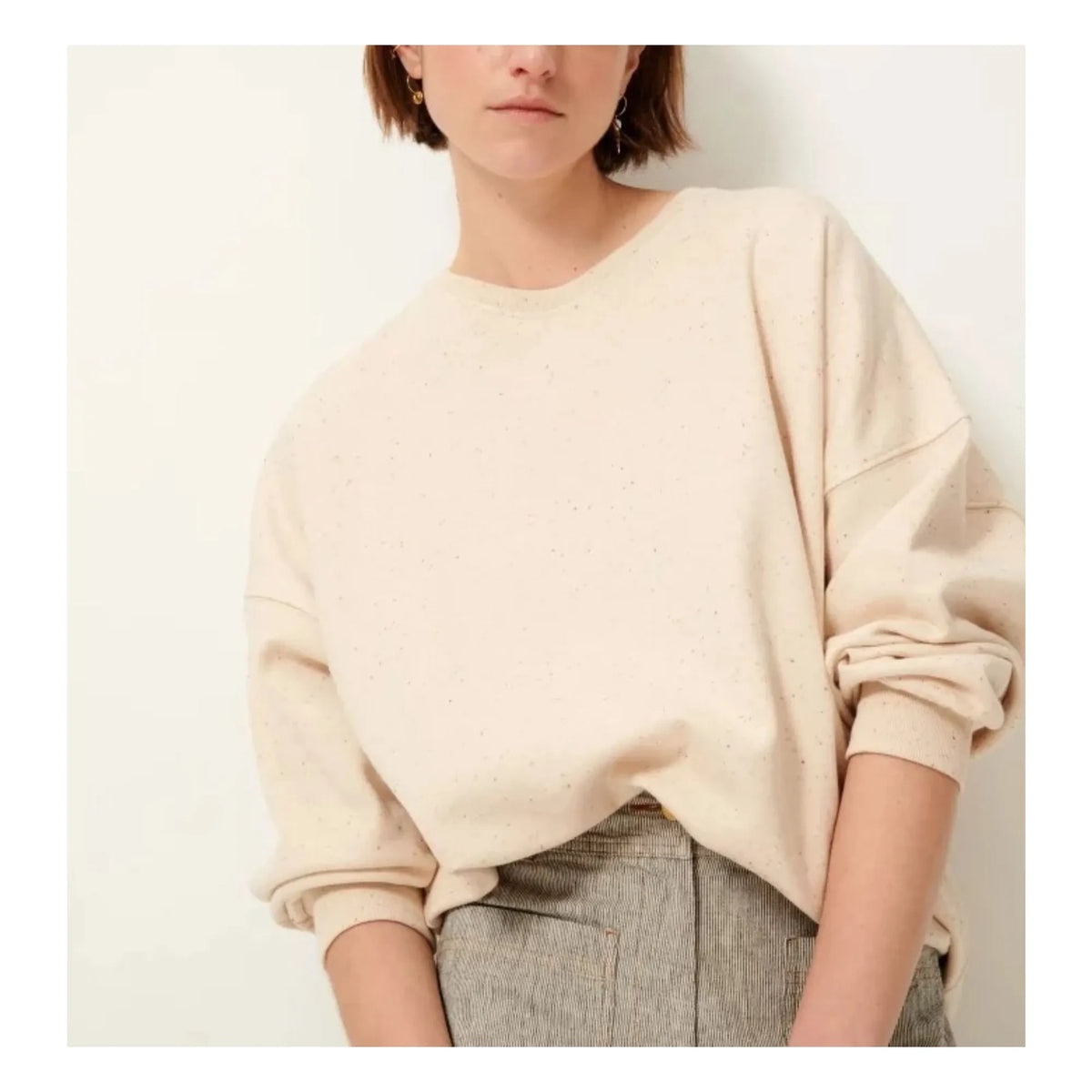Sessùn – Oversize-Sweatshirt Chebbi | Ecru