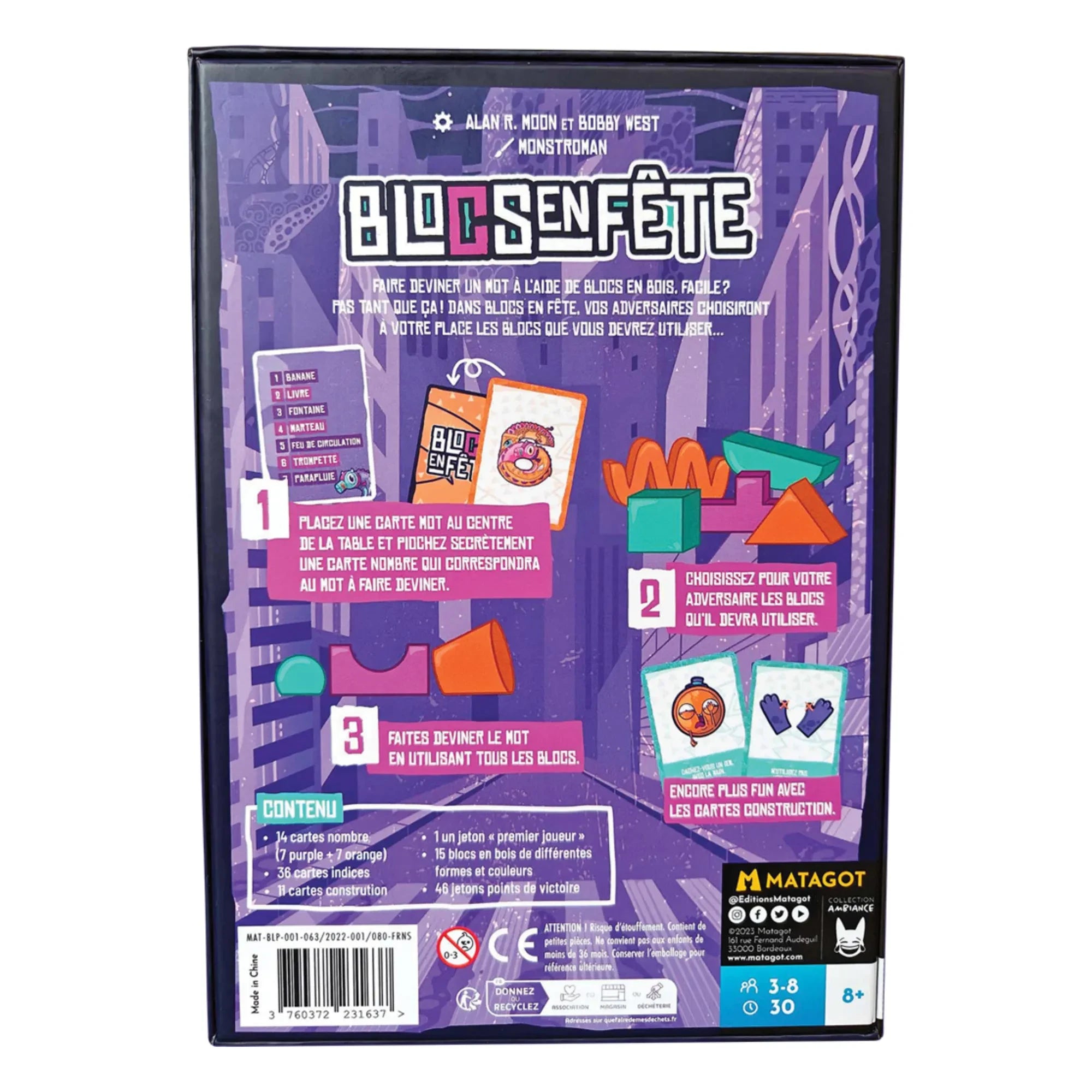 Asmodee - Feierblöcke Spiel