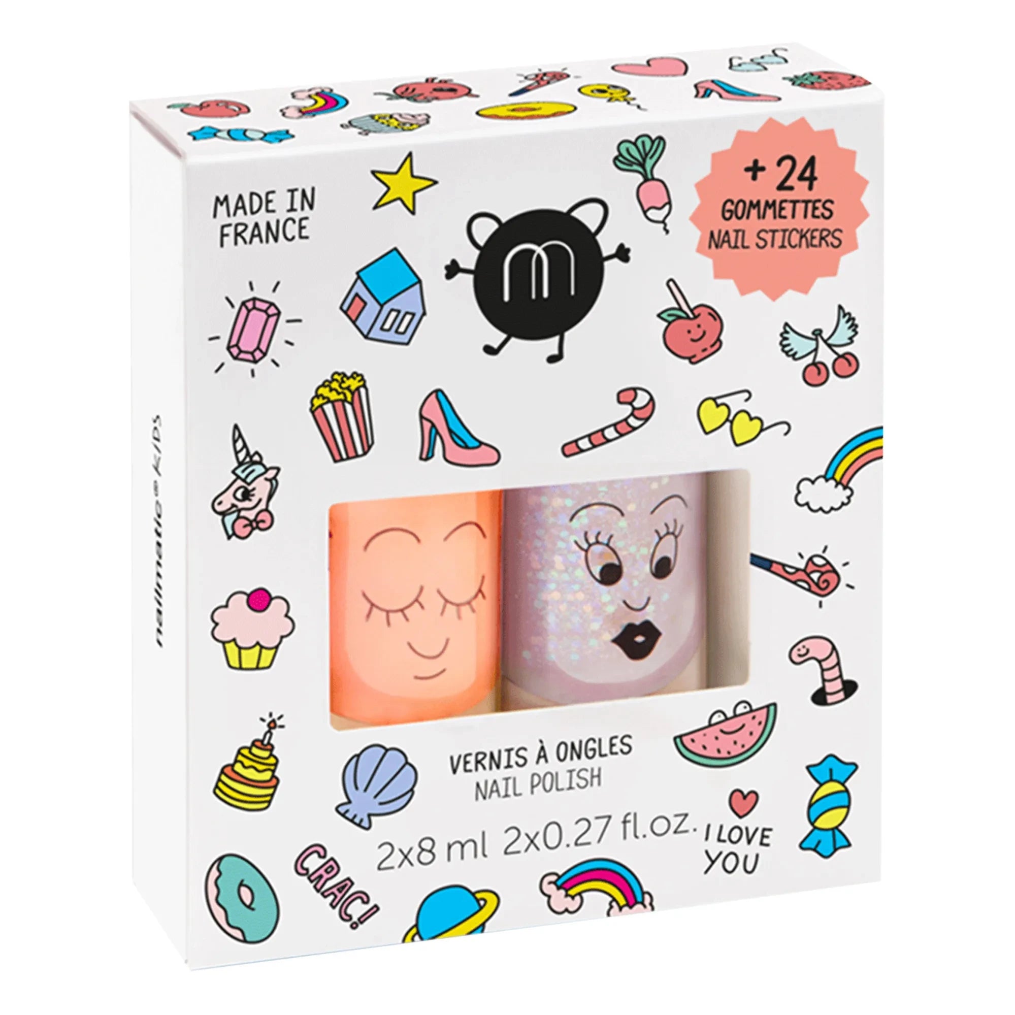 Nailmatic Kids – Flamingo & Polly Nagellack-Geschenkbox