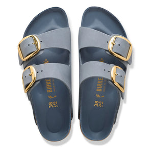 BIRKENSTOCK - Arizona Big Buckle Fettleder-Sandale | Grau