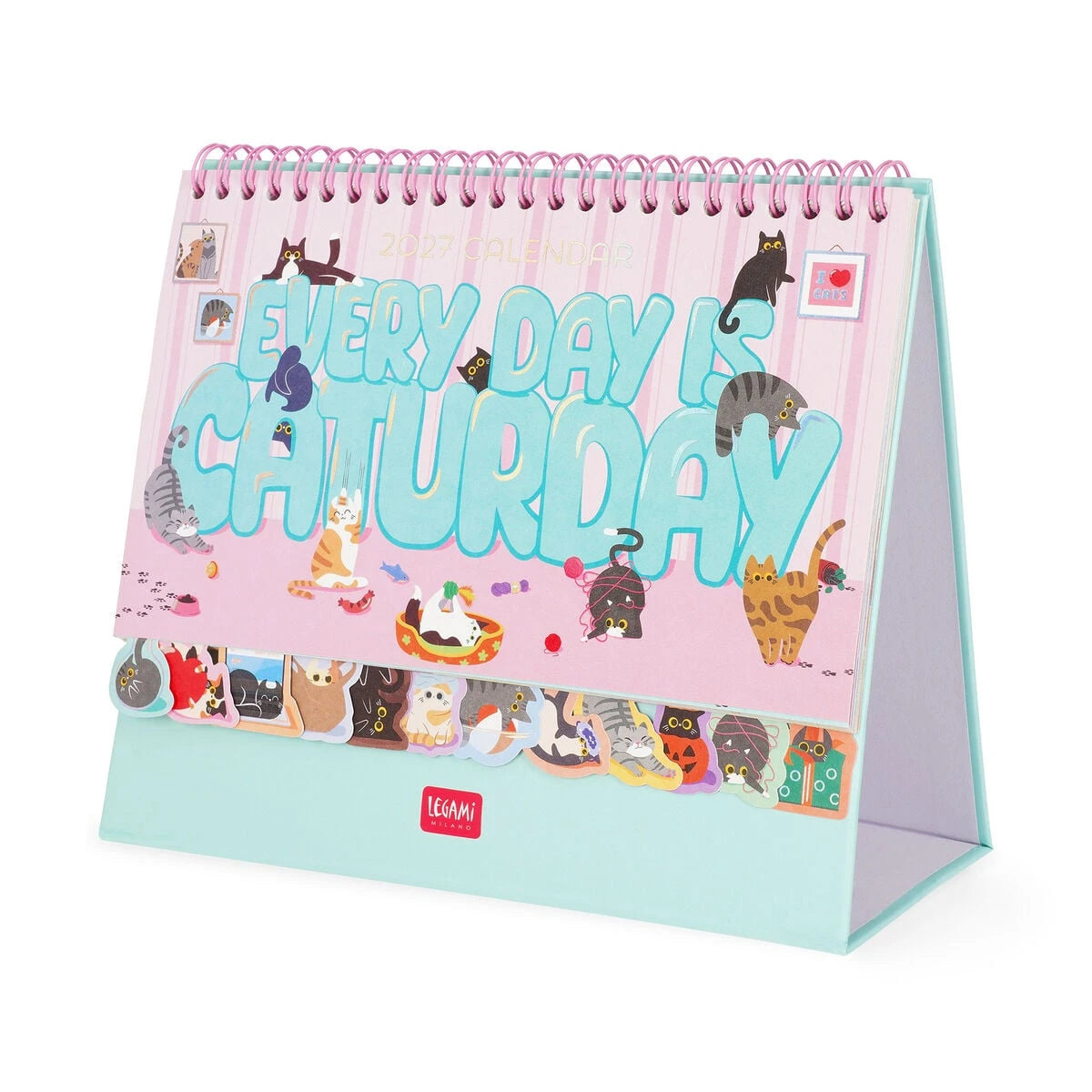 Legami - Desk Takvim ile Stickers - 2027