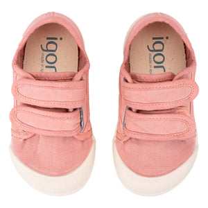 Igor - Lona Doppelstreifen Sneaker | Hellrosa