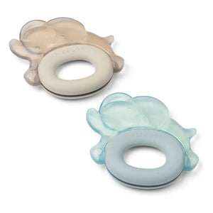 Liewood – Rita Beißringe, 2er-Set | Sandy/Dove Blue