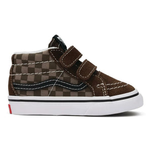 Vans - Scratch-Sneaker SK8-Mid Reissue V Tonal Check | Braun