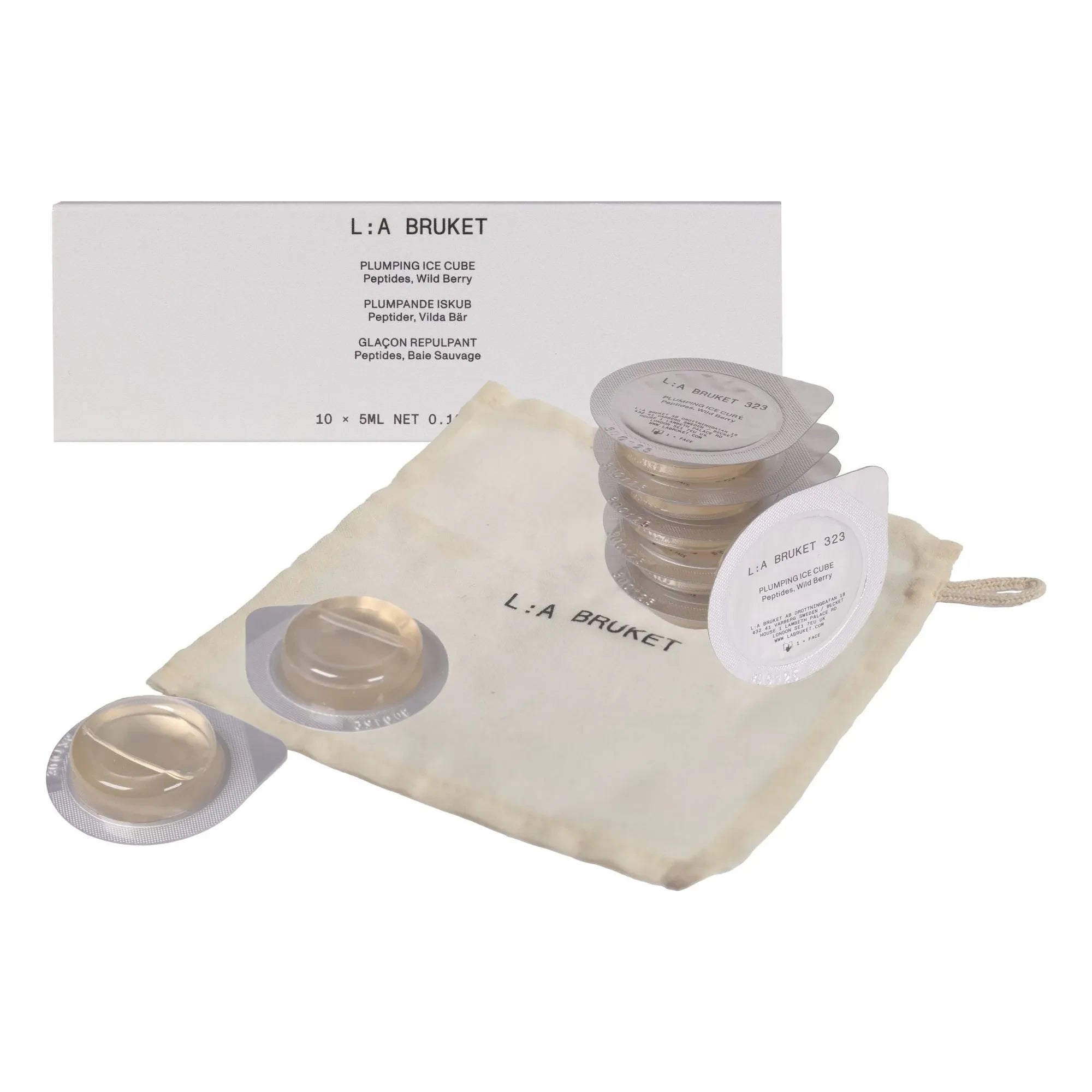 L:A BRUKET - Plumping Ice Cubes 323 - 10 Kapseln