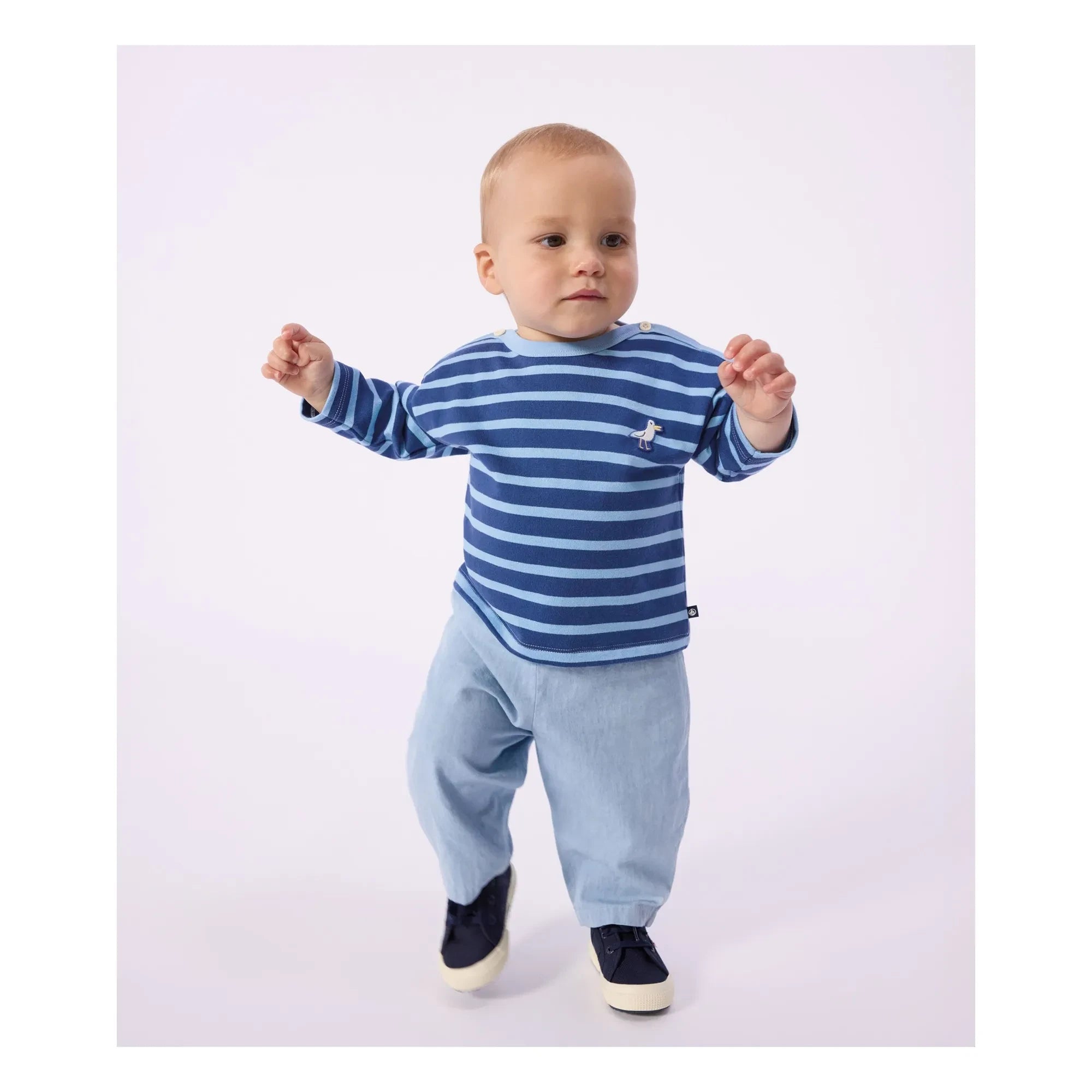 Petit Bateau - Seagull T-Shirt | Blau
