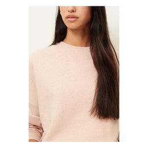 Sessùn - Chebbi Oversize Sweatshirt aus Bio- und recycelter Baumwolle |meliert rosa