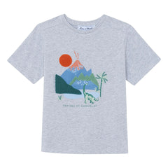 Tartine et Chocolat - Chiné Volkan T-Shirt | Grau