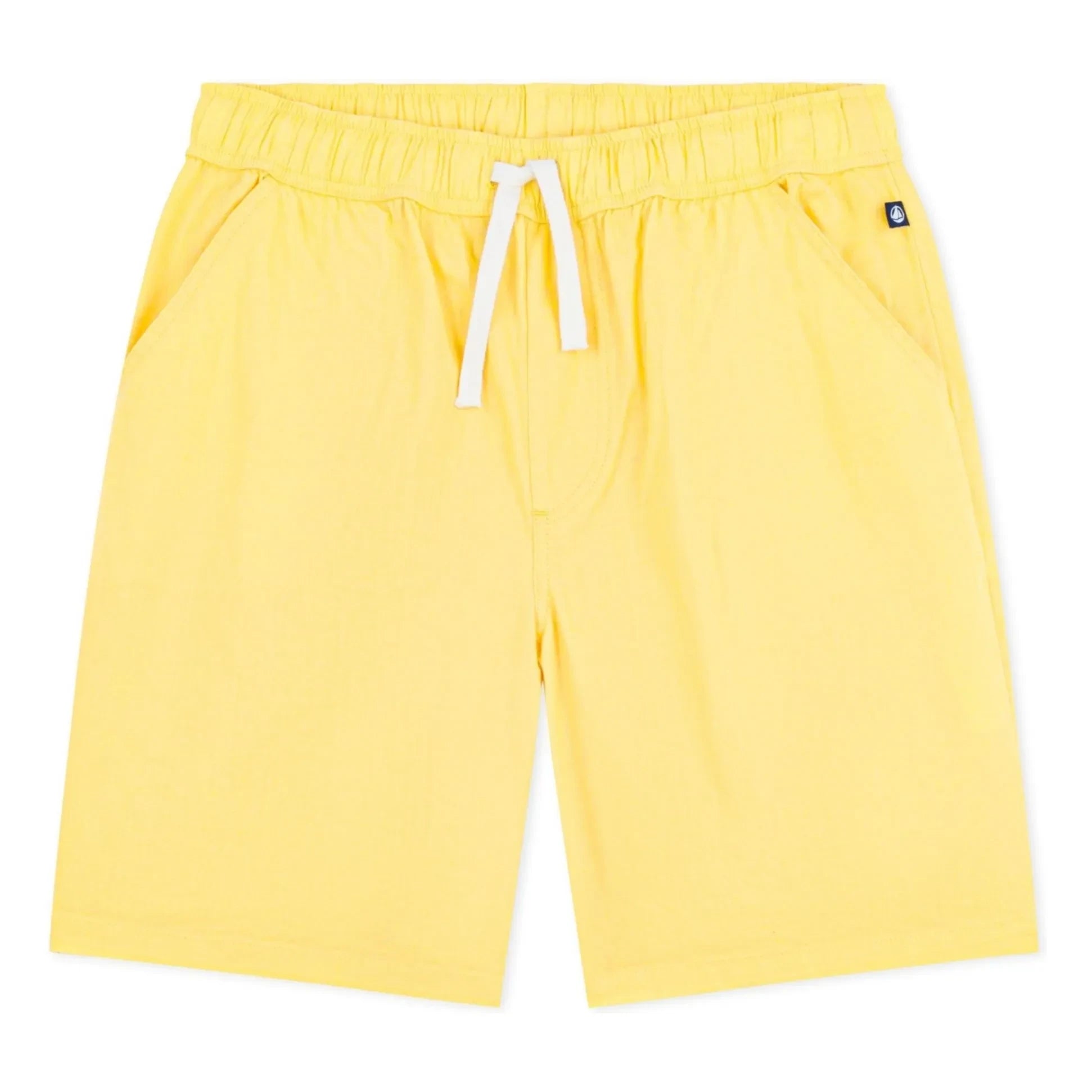Petit Bateau - Unifarbene Leinen-Bermudas | Gelb