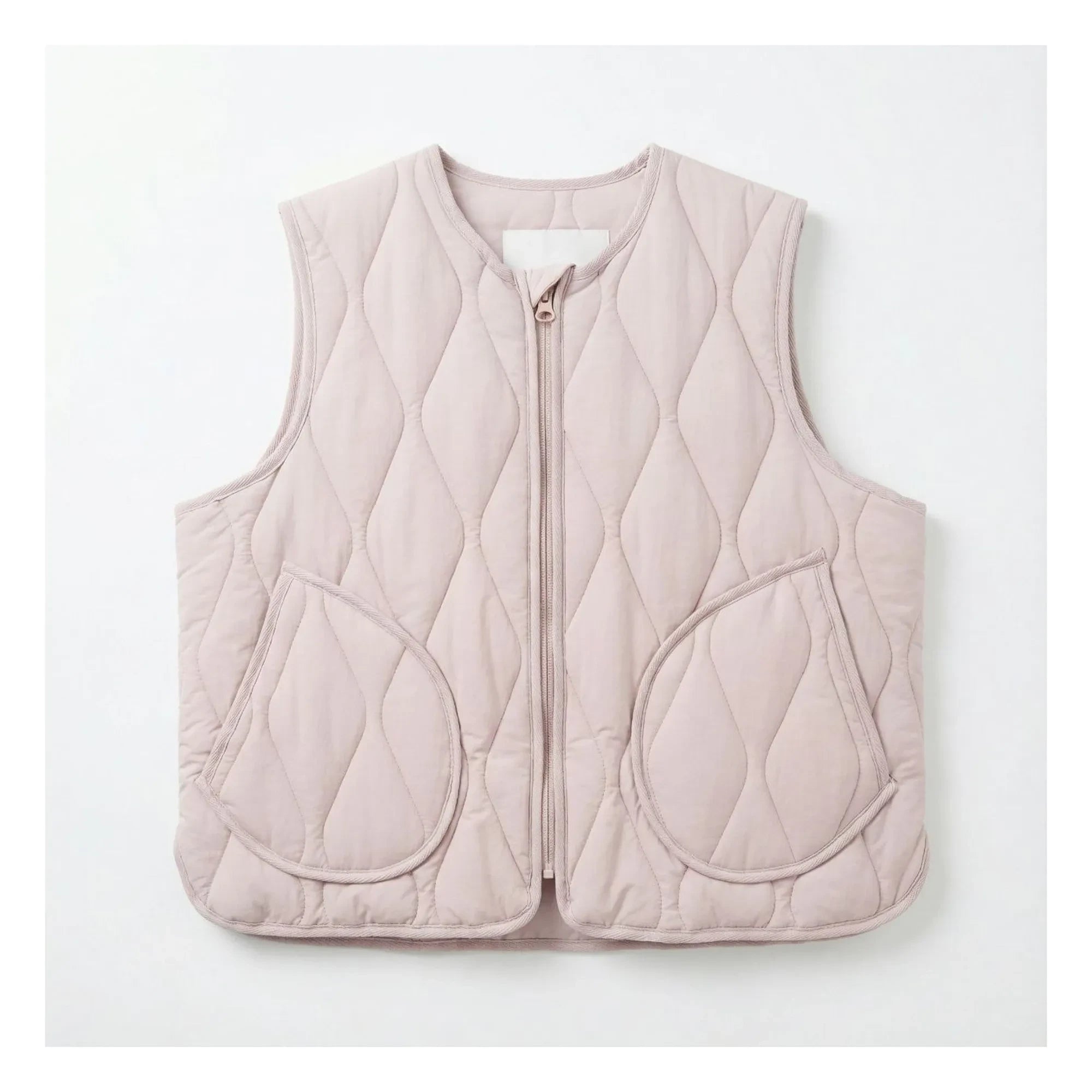 Smallable Kid - Ärmellose Stepp-Cheer-Jacke | Hellrosa