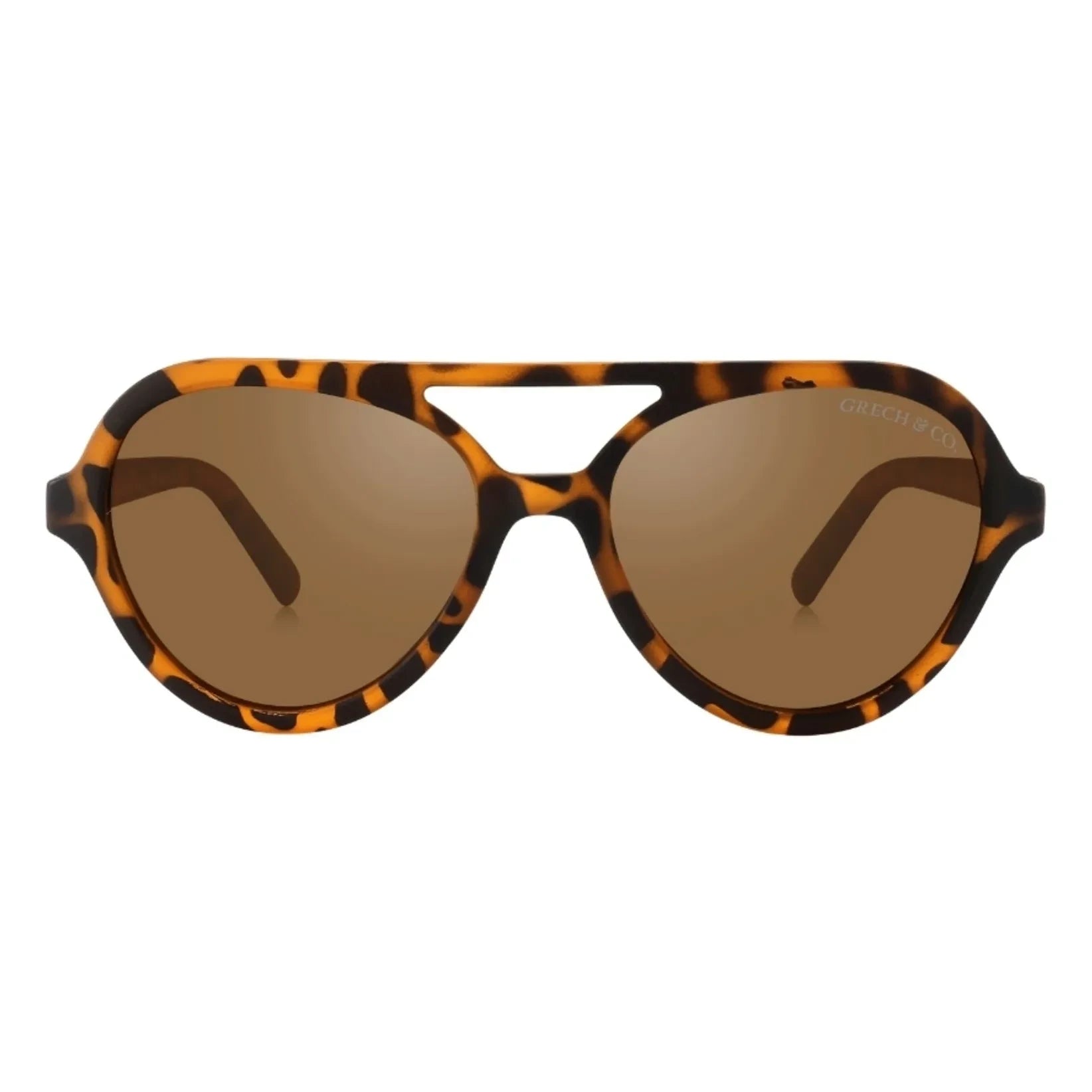 Grech & Co - Aviator Polarisierte Sonnenbrille Scales | Braun