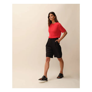 Nitah - Myriam Bermuda-Shorts | Schwarz