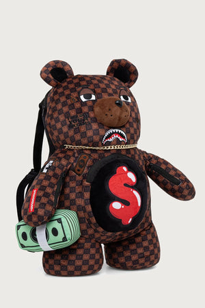 Sprayground - Braune Rucksack mit Haien in Paris 910B9308NSZ