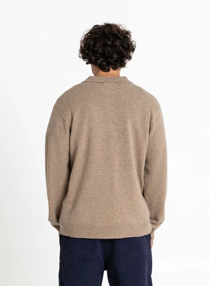 Smallable Man - Chopin Merinos-Wollpullover | Taupe Braun