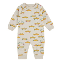 Emile et Ida - Bio-Baumwolle Taxis Fleece-Overall | Ecru